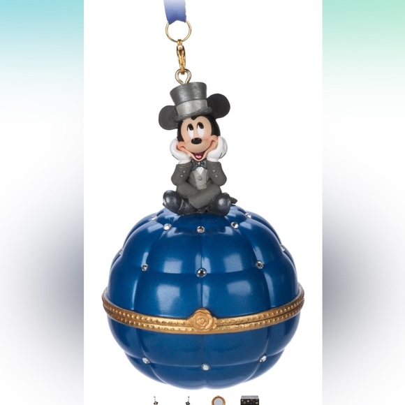 2022 Disney Parks Sketchbook Ornament Engagement Box Mickey & Minnie Mouse Set - Picture 5 of 8